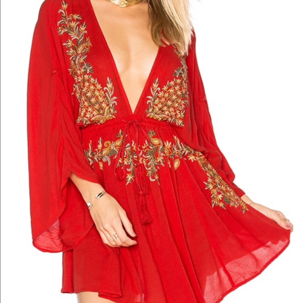 Free People Pretty Pineapple Dress